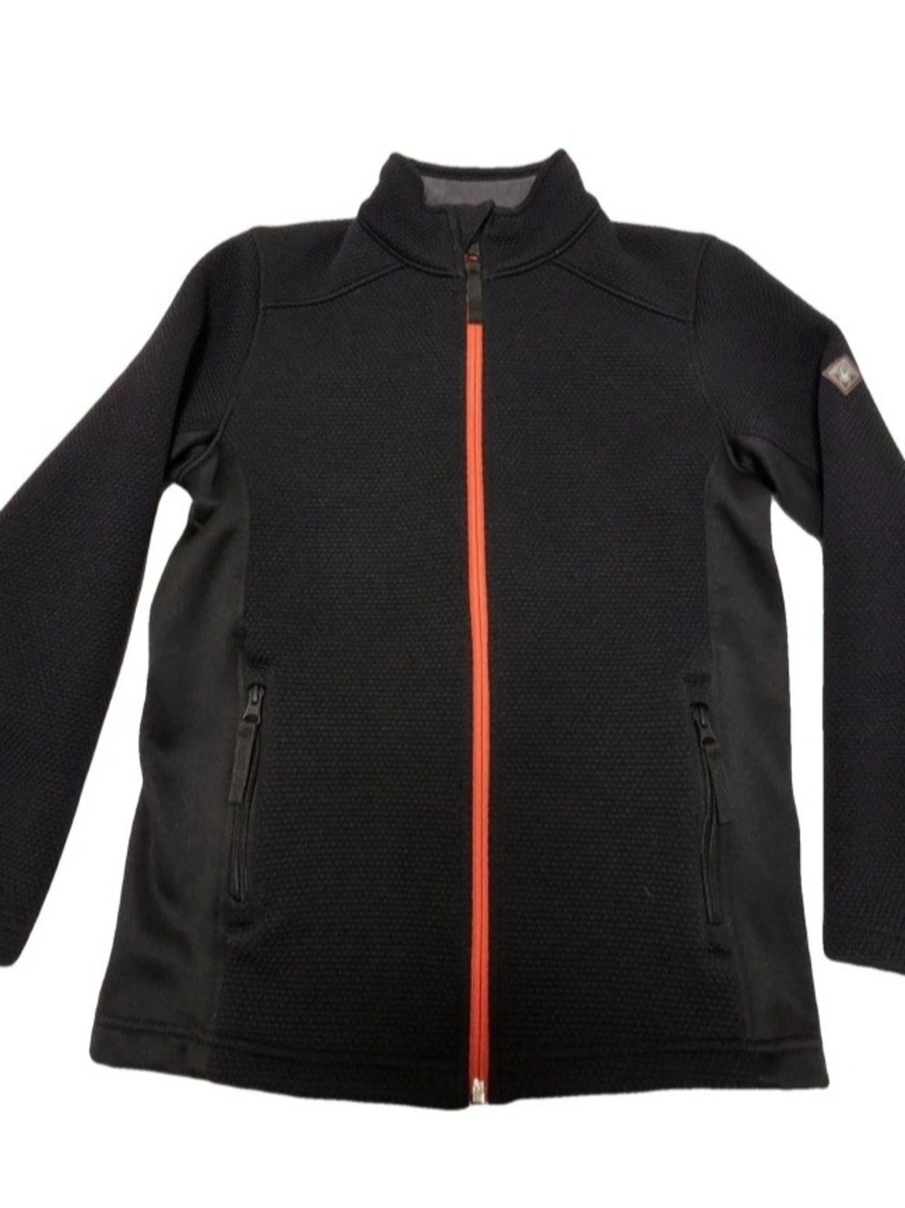 Spyder Teen Boy's Black Full-Zip Fleece Jacket Size Medium, 10-12y.o.